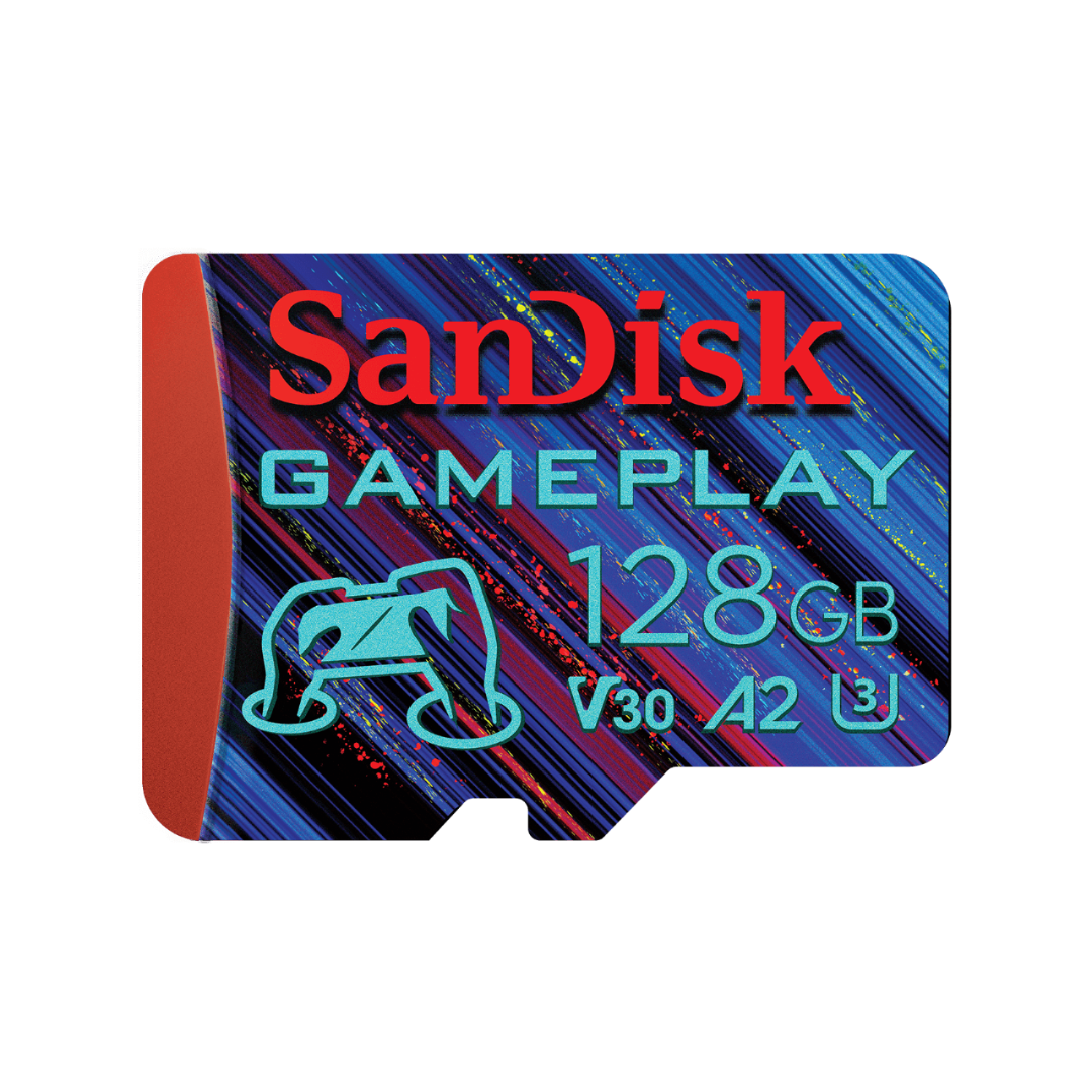 SanDisk GamePlay microSD™ Card for Mobile and Handheld Console Gaming - 128GB