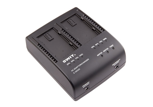 SWIT S-3602D 2-ch Panasonic VW-VBD and CGA series Charger and Adaptor