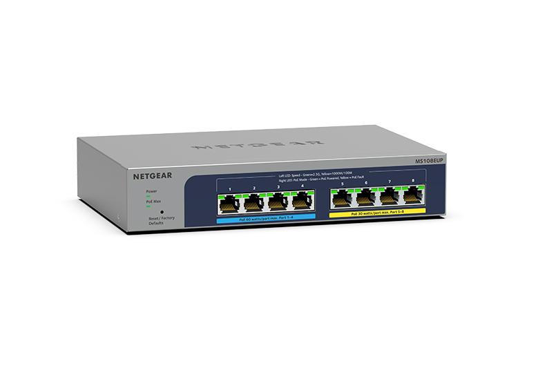 Netgear Multi-Gigabit Easy Smart Managed Switch (MS108EUP)