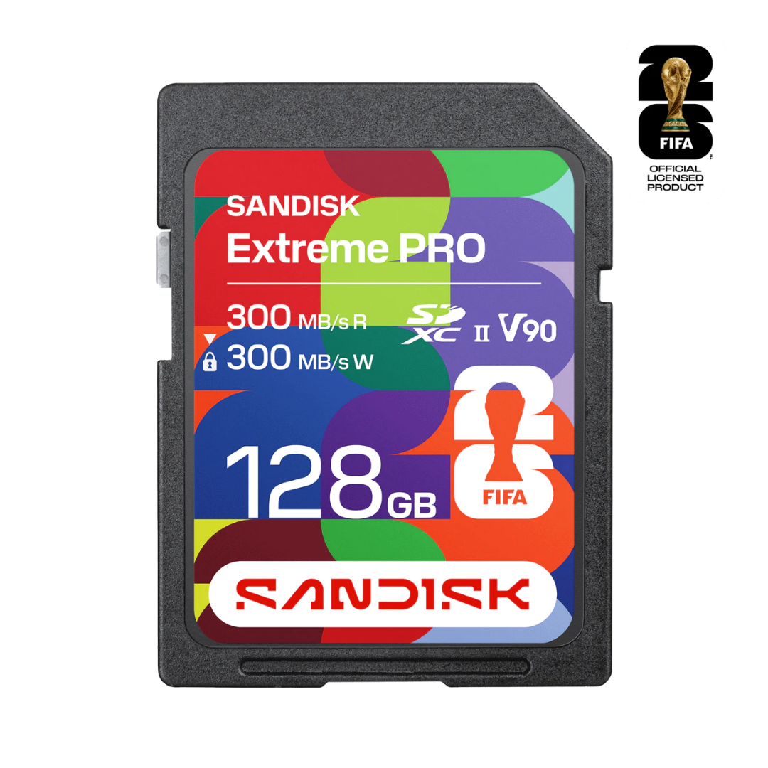 SANDISK SD UHS-II Card: FIFA World Cup 2026™ Edition - 128GB, SDXC