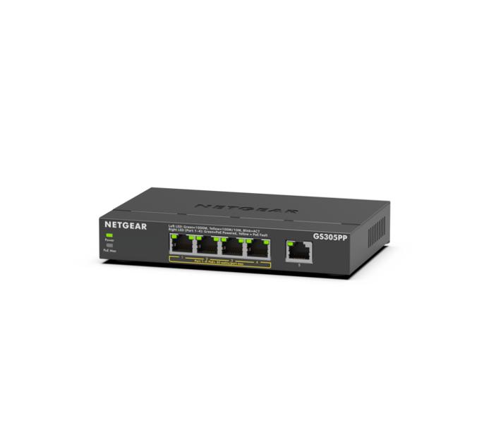 Netgear Unmanaged PoE+ Essentials Switch (GS305PPv3)