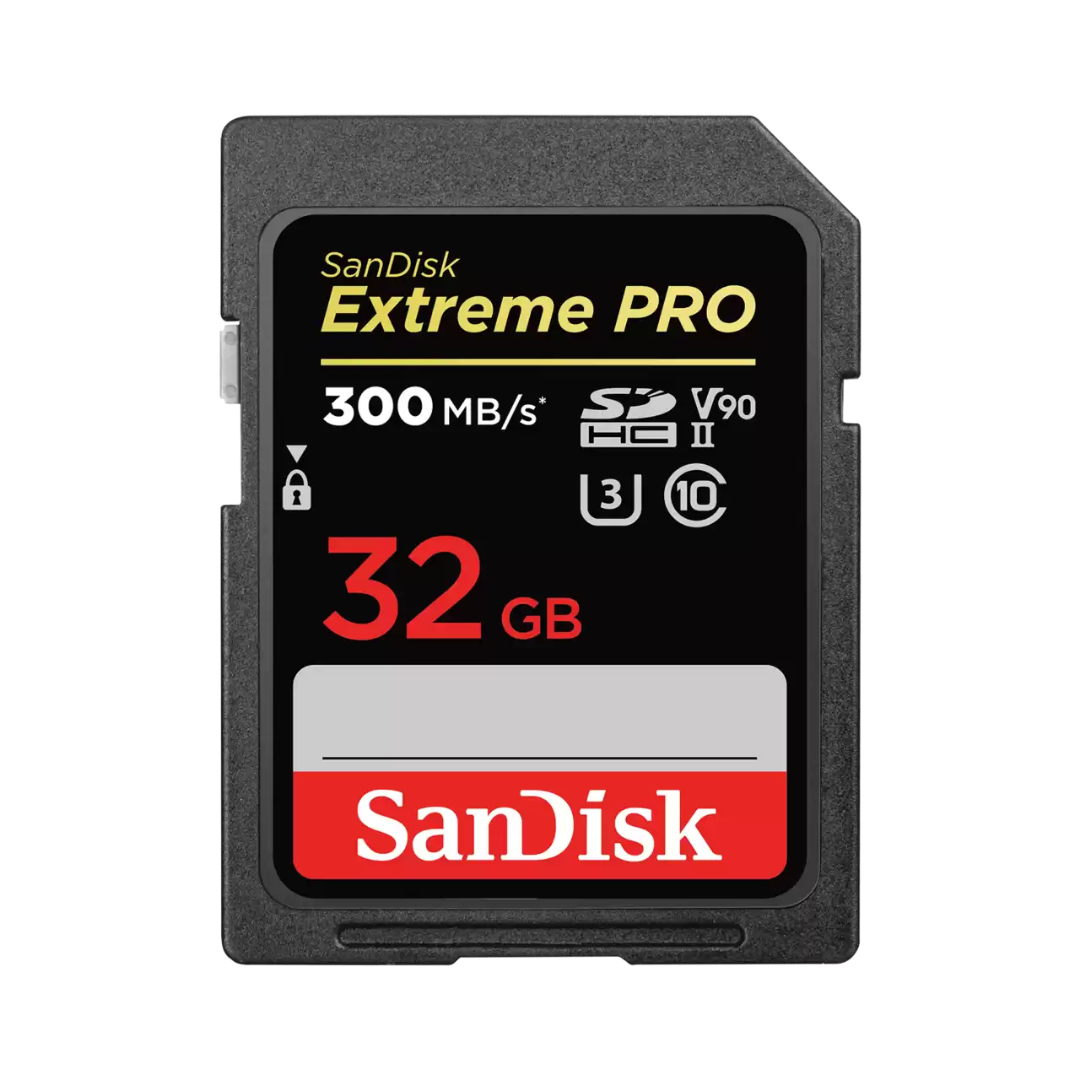 SanDisk Extreme PRO® SDHC™ and SDXC™ UHS-II cards - 32GB, SDHC