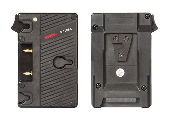 SWIT S-7005A V-mount to Gold mount battery Adaptor